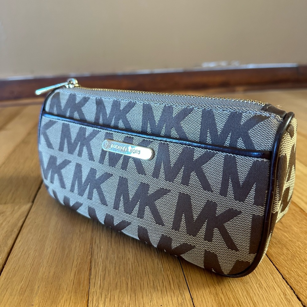 Michael Kors Canvas Monogram Pouch